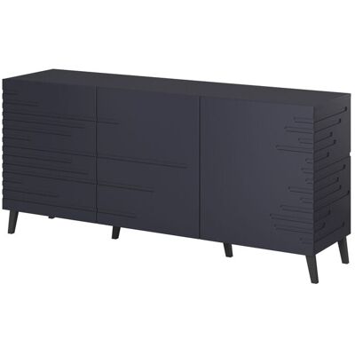 BIM FURNITURE Kommode Nova 155 Cm Marineblau Matt BIM FURNITURE Kommode Nova 155 Cm Marineblau Matt