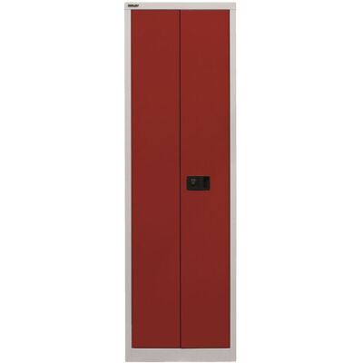 Bisley Universal Flügeltürenschrank Lichtgrau/kardinalrot Bisley Universal Flügeltürenschrank Lichtgrau/kardinalrot