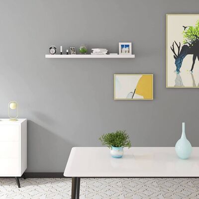 WOLTU - Libreria Piccola - 80x22.9x3.8 cm - Holz und Metall - Wandregal WOLTU - Libreria Piccola - 80x22.9x3.8 cm - Holz und Metall - Wandregal