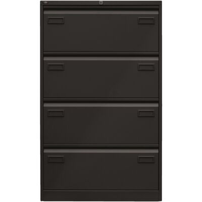 Bisley Hängeregistratur Schrank Light - 4 Schübe Schwarz Bisley Hängeregistratur Schrank Light - 4 Schübe Schwarz