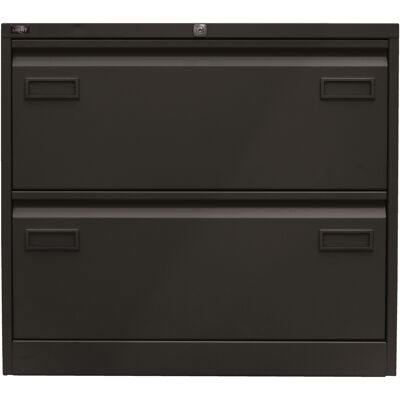 Bisley Hängeregistratur Schrank Light - 2 Schübe Schwarz Bisley Hängeregistratur Schrank Light - 2 Schübe Schwarz