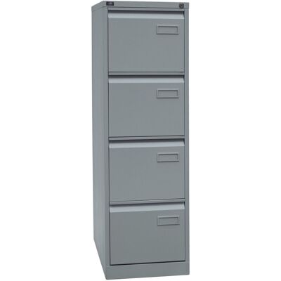 Bisley Hängeregistratur Schrank Light - 4 Schübe Silber Bisley Hängeregistratur Schrank Light - 4 Schübe Silber
