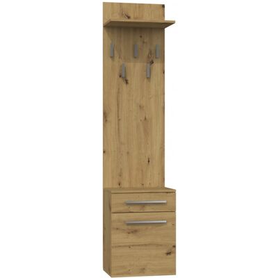 HUCOCO Vioni Kleiderschrank - Moderner Holzlook mit 5 Haken HUCOCO Vioni Kleiderschrank - Moderner Holzlook mit 5 Haken
