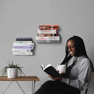 OEM 4er-set Buchhalter Unsichtbares Wandregal Für Bücher Schwebendes Bücherregal Hängend Wandmontierte Bücherregale 10 5 X 6 6 X 6 Cm Schwarz Metall 10,5 OEM 4er-set Buchhalter Unsichtbares Wandregal Für Bücher Schwebendes Bücherregal Hängend Wandmontierte Bücherregale 10 5 X 6 6 X 6 Cm Schwarz Metall 10,5