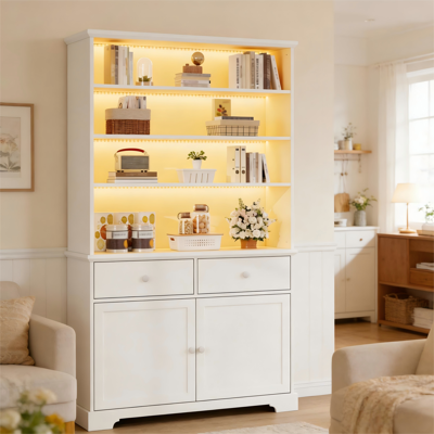 SANS MARQUE 100×38×170 Cm Vitrine, Standvitrine Mit2 Schranktüren, Glasvitrine Mit Led, Wohnzimmerschrank 100 Cm Breit, Multifunktionsschrank Mit 2 Schubladen, Großer Schrank,bücherregale, Vitrinen Weiß – Die Grö SANS MARQUE 100×38×170 Cm Vitrine, Standvitrine Mit2 Schranktüren, Glasvitrine Mit Led, Wohnzimmerschrank 100 Cm Breit, Multifunktionsschrank Mit 2 Schubladen, Großer Schrank,bücherregale, Vitrinen Weiß – Die Grö