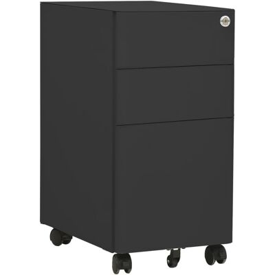 vidaXL Mobiles Aktenregal aus Stahl - 30x45x59 cm - Anthrazit - Aktenschrank vidaXL Mobiles Aktenregal aus Stahl - 30x45x59 cm - Anthrazit - Aktenschrank