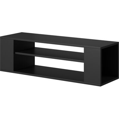 Selsey Weri - Tv-board / Tv - Hängeboard Mit 2 Offenen Fächern, Minimalistisch, 100 Cm Breit (schwarz) Selsey Weri - Tv-board / Tv - Hängeboard Mit 2 Offenen Fächern, Minimalistisch, 100 Cm Breit (schwarz)