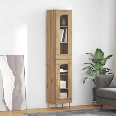 SORRUDER Vidaxl Highboard 2 Pcs Artisan-eiche 34,5 X 34 X 180 Cm Holzwerkstoff SORRUDER Vidaxl Highboard 2 Pcs Artisan-eiche 34,5 X 34 X 180 Cm Holzwerkstoff