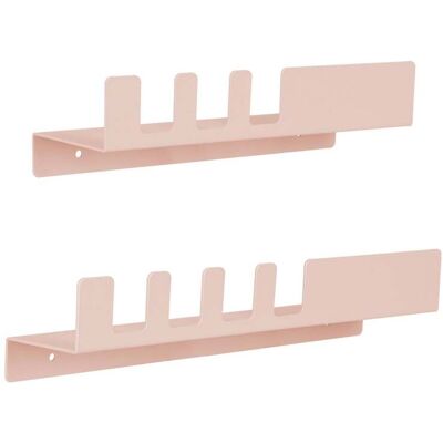 Casa Pura - Wandregal Metall Pink 2er Set Casa Pura - Wandregal Metall Pink 2er Set