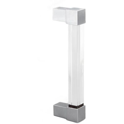 HEAT Acryl-schubladengriffe, Einlochig, Kristall-schubladengriffe Für Küchenschränke, Kommoden Und Schränke, Lochabstand 96, Silber HEAT Acryl-schubladengriffe, Einlochig, Kristall-schubladengriffe Für Küchenschränke, Kommoden Und Schränke, Lochabstand 96, Silber