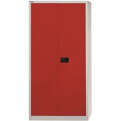 Bisley Universal Flügeltürenschrank Lichtgrau/kardinalrot Bisley Universal Flügeltürenschrank Lichtgrau/kardinalrot