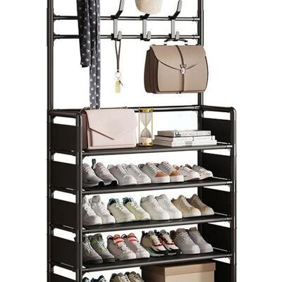 JUTE Robustes, Mehrstufiges, Freistehendes Schuhregal, Ideal Für Zuhause, Schlafzimmer, Wohnzimmer, Als Taschenhalter, Eingangsbereich, Einfache Aufbewahrung, Schuh- Und Hutablage, Alles In Einem. JUTE Robustes, Mehrstufiges, Freistehendes Schuhregal, Ideal Für Zuhause, Schlafzimmer, Wohnzimmer, Als Taschenhalter, Eingangsbereich, Einfache Aufbewahrung, Schuh- Und Hutablage, Alles In Einem.