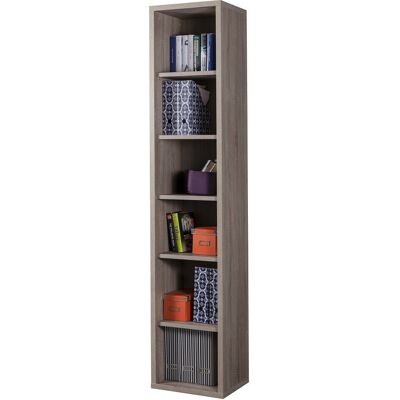 Composad - Bücherregal Mit 5 Regalen In Eichenfarbe Cm. 36 X 44 X H.217 Composad - Bücherregal Mit 5 Regalen In Eichenfarbe Cm. 36 X 44 X H.217