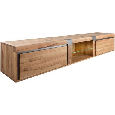 Massivmoebel24.de Holz-TV-Board - NEW AMSTERDAM - Natur Eiche & Zerreiche - 260x48x50 Massivmoebel24.de Holz-TV-Board - NEW AMSTERDAM - Natur Eiche & Zerreiche - 260x48x50
