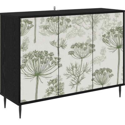 Sideboard Gotha Schwarz Eichen-optik 102 X 33 X 76 Cm Vidaxl Sideboard Gotha Schwarz Eichen-optik 102 X 33 X 76 Cm Vidaxl
