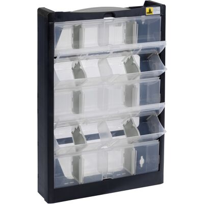 466250 Kleinteilmagazin (b X H X T) 300 X 465 X 80 Mm Schwarz, Grau 1 St. - Allit 466250 Kleinteilmagazin (b X H X T) 300 X 465 X 80 Mm Schwarz, Grau 1 St. - Allit