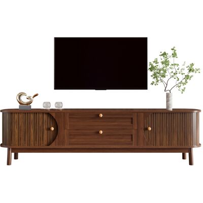 SANS MARQUE Moderner Tv-schrank In Holzoptik Mit Schubladen Und Staufächern, Abgerundeten Ecken, Stabilen Holzbeinen, Tv-schrank Mit Stauraum Für Das Wohnzimmer. – Unser Tv-schrank Mit Türen Und Schubladen Bringt SANS MARQUE Moderner Tv-schrank In Holzoptik Mit Schubladen Und Staufächern, Abgerundeten Ecken, Stabilen Holzbeinen, Tv-schrank Mit Stauraum Für Das Wohnzimmer. – Unser Tv-schrank Mit Türen Und Schubladen Bringt