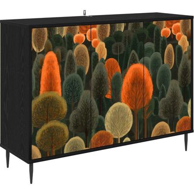 Sideboard Zaandam Schwarz Eichen-optik 102 X 33 X 76 Cm Vidaxl Sideboard Zaandam Schwarz Eichen-optik 102 X 33 X 76 Cm Vidaxl