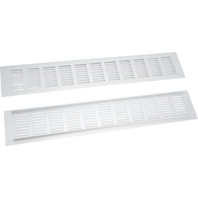 HEAT Stück Lüftungsgitter Aus Aluminiumlegierung, Rechteckige Lüftungsplatte Für Schränke, Schuhschränke, Kleiderschränke, 80 X 450 Mm HEAT Stück Lüftungsgitter Aus Aluminiumlegierung, Rechteckige Lüftungsplatte Für Schränke, Schuhschränke, Kleiderschränke, 80 X 450 Mm