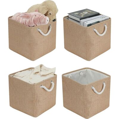 OEM Set Mit 30 Faltbaren Aufbewahrungsboxen (30 X 30 X 30 Cm) - Große Faltbare Aufbewahrungsbox Aus Stoff - Aufbewahrungskörbe/regale Für Kleidung, Spielzeug, Werkzeug, Kleiderschrank (khaki) OEM Set Mit 30 Faltbaren Aufbewahrungsboxen (30 X 30 X 30 Cm) - Große Faltbare Aufbewahrungsbox Aus Stoff - Aufbewahrungskörbe/regale Für Kleidung, Spielzeug, Werkzeug, Kleiderschrank (khaki)