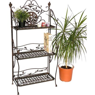 Denk - Dandibo Regal Metall Vintage 1844 Standregal Antik 123 Cm Bücherregal Küchenregal Klappregal Denk - Dandibo Regal Metall Vintage 1844 Standregal Antik 123 Cm Bücherregal Küchenregal Klappregal