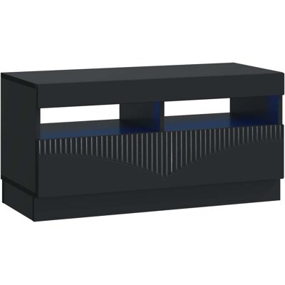 Led-tv-schrank Schwarz Holzwerkstoff Vidaxl Led-tv-schrank Schwarz Holzwerkstoff Vidaxl
