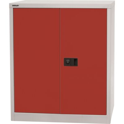 Bisley Universal Flügeltürenschrank Lichtgrau/kardinalrot Bisley Universal Flügeltürenschrank Lichtgrau/kardinalrot