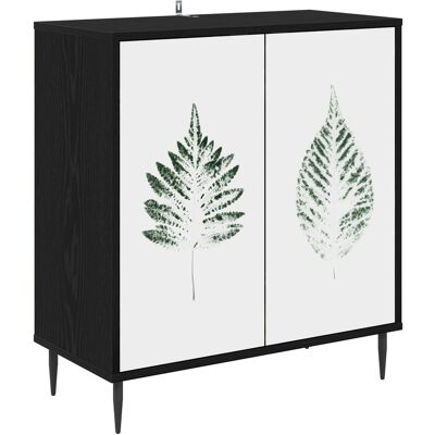 Sideboard Hanau Schwarz Eichen-optik 69 X 33 X 76 Cm Vidaxl Sideboard Hanau Schwarz Eichen-optik 69 X 33 X 76 Cm Vidaxl