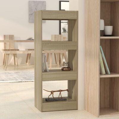 Nnevl Buchschrank - Sonoma Eiche - Raumteiler - 40x30x103cm Nnevl Buchschrank - Sonoma Eiche - Raumteiler - 40x30x103cm