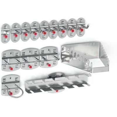Kappes Werkzeugwand-Set - 15 Stück, Mehrfachhaken für Lochplatten Kappes Werkzeugwand-Set - 15 Stück, Mehrfachhaken für Lochplatten
