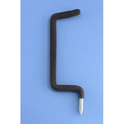 Mottez Schwerlast Schraubhaken - 20cm, Schwarz, Tragkraft 100kg - Haken Mottez Schwerlast Schraubhaken - 20cm, Schwarz, Tragkraft 100kg - Haken