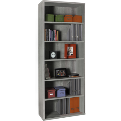 Composad - Bibliothek Cm. 35,7 X 81,6 X 217 H Zement Composad - Bibliothek Cm. 35,7 X 81,6 X 217 H Zement
