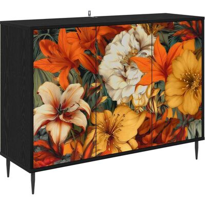 Sideboard Gennep Schwarz Eichen-optik 102 X 33 X 76 Cm Vidaxl Sideboard Gennep Schwarz Eichen-optik 102 X 33 X 76 Cm Vidaxl