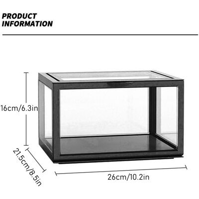 JUTE Aufbewahrungsbox Für Puppenfiguren, Pop Mart Displaybox Mit Hoher Transparenz, Versiegelte Und Staubdichte Vitrine Für Überraschungsboxen, Schwarz. JUTE Aufbewahrungsbox Für Puppenfiguren, Pop Mart Displaybox Mit Hoher Transparenz, Versiegelte Und Staubdichte Vitrine Für Überraschungsboxen, Schwarz.