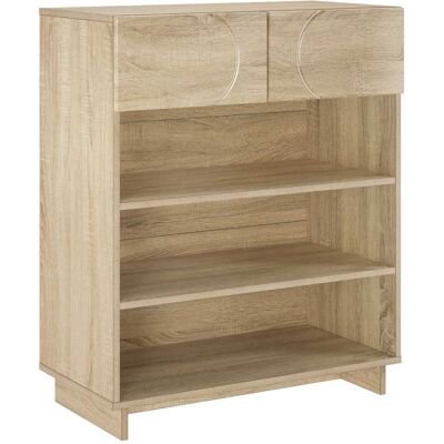 Schuhschrank 73 X 38 X 87,5 Cm Holzwerkstoff Sonoma-eiche Vidaxl Schuhschrank 73 X 38 X 87,5 Cm Holzwerkstoff Sonoma-eiche Vidaxl