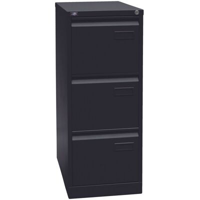 Bisley Hängeregistratur Schrank Light - 3 Schübe Schwarz Bisley Hängeregistratur Schrank Light - 3 Schübe Schwarz