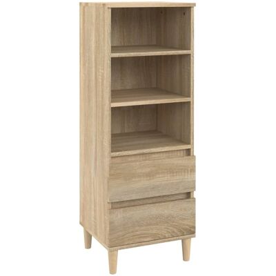MAISONCHIC Credenza - Sonoma Eiche 40x36x110 cm - Aufbewahrungsmöbel MAISONCHIC Credenza - Sonoma Eiche 40x36x110 cm - Aufbewahrungsmöbel