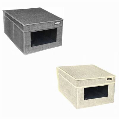 TRADE SHOP TRAESIO Trade Shop - Büro-dokumentenbox, Organizer-box, All-in-one, 25 X 35 X 16 Cm, Grau, 69690 - TRADE SHOP TRAESIO Trade Shop - Büro-dokumentenbox, Organizer-box, All-in-one, 25 X 35 X 16 Cm, Grau, 69690 -