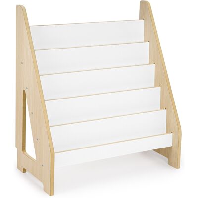 OEM Montessori Kinder-maxi-bücherregal Eiche/weiß OEM Montessori Kinder-maxi-bücherregal Eiche/weiß