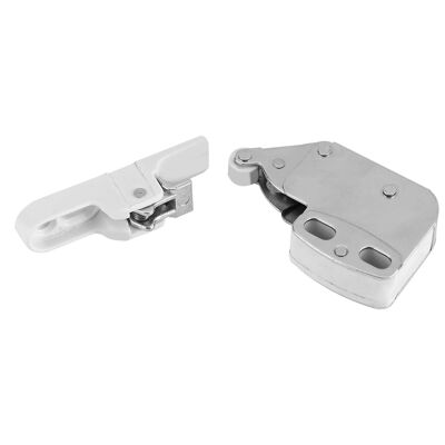 HEAT Berührungsempfindlicher Push-to-open-verschluss Für Schränke, Griffloser Türverschluss, Soft-close-mechanismus, Für Schubladen Und Küchenmöbel, 2er-set, Weiß, 32 Mm HEAT Berührungsempfindlicher Push-to-open-verschluss Für Schränke, Griffloser Türverschluss, Soft-close-mechanismus, Für Schubladen Und Küchenmöbel, 2er-set, Weiß, 32 Mm