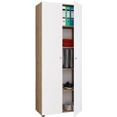 VCM Vandol Aktenschrank - 5 Fächer, Holzoptik VCM Vandol Aktenschrank - 5 Fächer, Holzoptik
