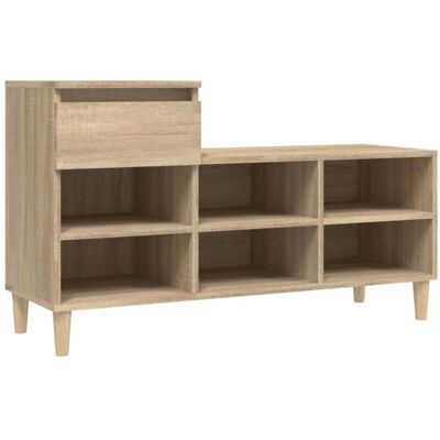 vidaXL Schuhschrank Sonoma Eiche - Schuhregal - Eiche - 102x36x60 cm vidaXL Schuhschrank Sonoma Eiche - Schuhregal - Eiche - 102x36x60 cm