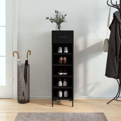 vidaXL Sonoma Eichen Schuhschrank mit 1 Schublade & 5 Fächern - Schuhaufbewahrung vidaXL Sonoma Eichen Schuhschrank mit 1 Schublade & 5 Fächern - Schuhaufbewahrung