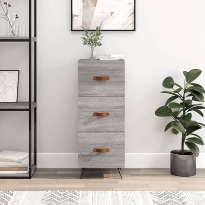 vidaXL Graues Sonoma Sideboard - Holz Speicher Schrank vidaXL Graues Sonoma Sideboard - Holz Speicher Schrank