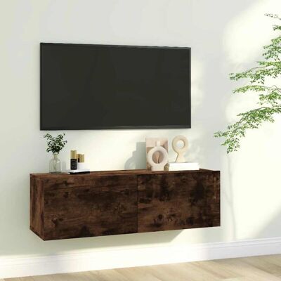 Vidaxl - Tv-wandschrank Räuchereiche 100x30x30 Cm Holzwerkstoff Vidaxl - Tv-wandschrank Räuchereiche 100x30x30 Cm Holzwerkstoff