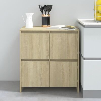 vidaXL Sonoma Eichen Sideboard - Schlafzimmeraufbewahrung vidaXL Sonoma Eichen Sideboard - Schlafzimmeraufbewahrung