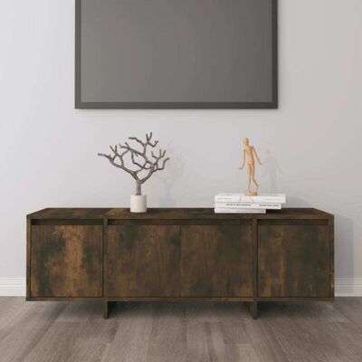 vidaXL Rauch Eichen TV-Schrank - Holzwerkstoff Lowboard vidaXL Rauch Eichen TV-Schrank - Holzwerkstoff Lowboard