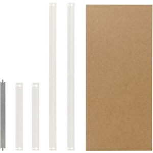 Home 100x60cm Komplettes Fachboden-Set für Steckregale in weiß / HDF-Fachboden / zusätzliche Fachböden für Schwerlastregale - weiß - Shelfplaza