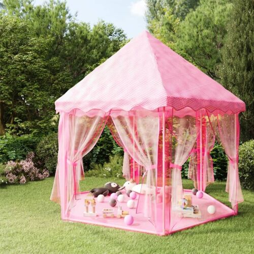 Prolenta Premium - Prinzessin-Spielzelt mit 250 Bällen Rosa 133x140 - Rosa