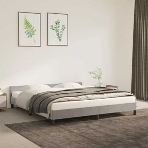 Bettgestell Ohne Matratze Hellgrau 160x200 Cm Samt Vidaxl Bettgestell Ohne Matratze Hellgrau 160x200 Cm Samt Vidaxl